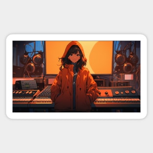 Dj Studio Lofi Girl Sticker